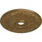 Ekena Millwork Swindon Ceiling Medallion (Fits Canopies up to 6 1/8"), 24"OD x 4"ID x 1 1/2"P, Pale Gold CM24SWPAS - alternate 3